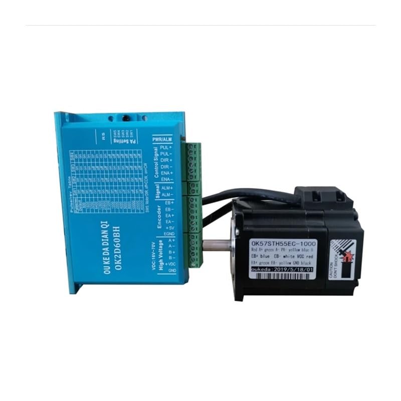 POWTAXBJGD Nema 23 1.3N.m Closed Loop Stepper Electronic Starter Kits 175Oz-in Nema23 Stepper Electronic Starter and Drivers/servo Electronic Starter Kits