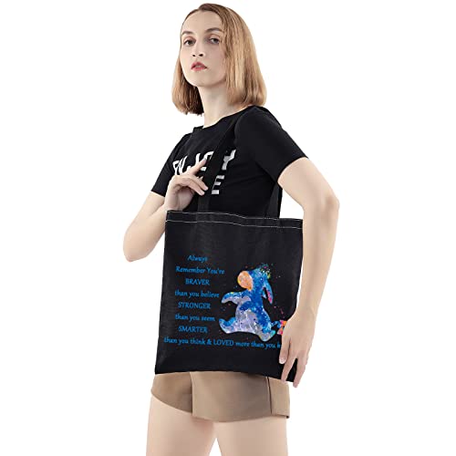 WZMPA Cartoon Cosmetic Makeup Bag Movie Fans Gift You are Braver Stronger Smarter Than You Think Makeup Zipper Pouch Bag for Women Girls(Always Eey TG BL) - Image 4