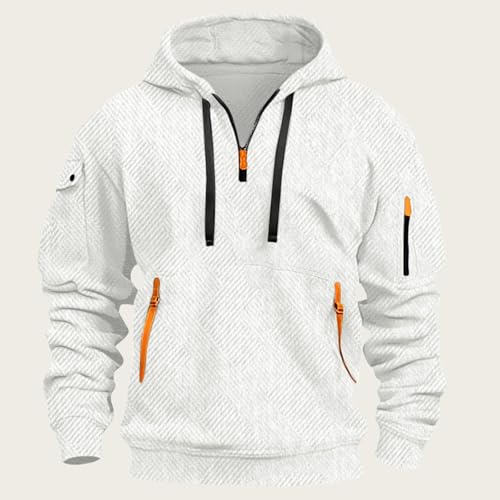 Men's Lightweight Long Sleeve Zip Up Hoodie Comfort Fit Drawstring Pullover Fashion Sweatshirt Outdoor2