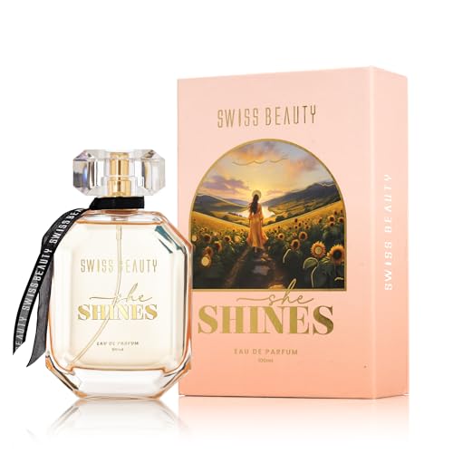 Image of Swiss Beauty She Shines EDP, 100ml | Long-Lasting | Ideal For Gifting | Everyday Wear | Top Note: Neroli | Middle Note: Jasmine | Base Note: Musk