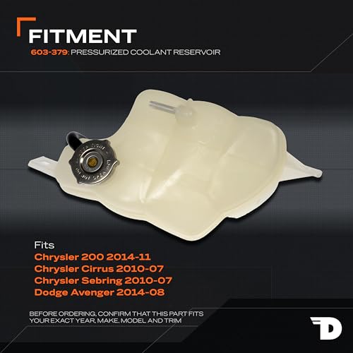 Depósito de expansión Dorman 603-379 para refrigerante de motor de coche 3