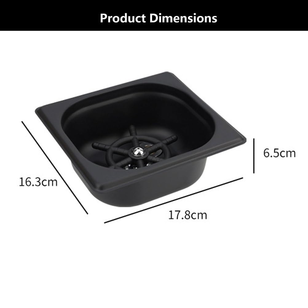 Enjuagadora De Tazas, Enjuagadora De Jarras De Acero Inoxidable Manejo con Una Sola Mano, Limpiador Automático De Tazas para Fregaderos De Cocina, Bares, Cafeterías, Teterías