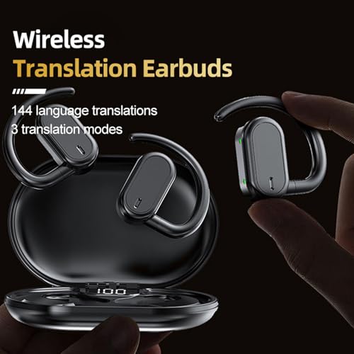 Vikye Translation Earphones, GT03 Two, Way Real Time BT5.4 Translator Device with APP Supports 144 Languages - Image 4