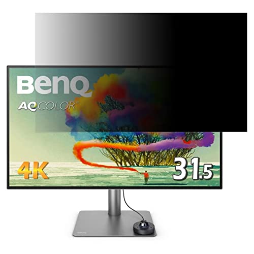 BenQ AQCOLOR PD3220U 向けの 31.5インチ 16:9 覗き見防止 フィルター プライバシーフィルター パソコンPC モニター 液晶保護フィルム 覗き見防止シート ブルーライトカット 反射防止 セキュリティーのぞき見防止 両面使用可能