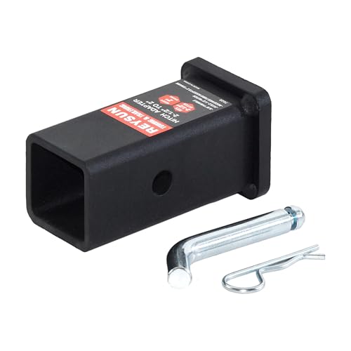 Image of Trailer Hitch Adapter - 2.5 to 2 Inch, with Hitch Pin and Clip