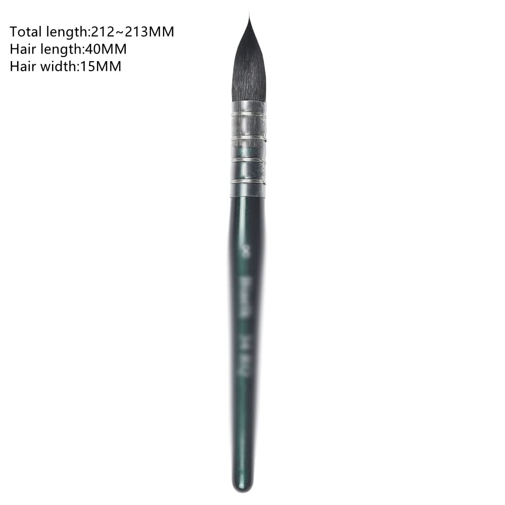 XBTGS Art Supplies - Cepillo de cerdas con mango de madera para acuarela, D-como se muestra, D como se muestra