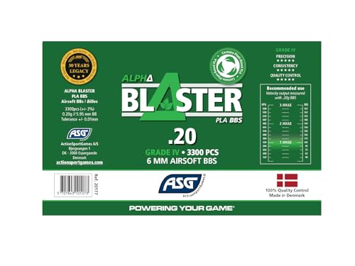 ASG Alpha Blaster Bio PLA BB’s 0.20g 3300 Bottle - Image 3