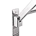 Yescom Wall Mounted Towel Rack Rail Holder Storage Shelf 4 Sliding Hooks SUS 304 Stainless Steel Chrome Bathroom 18/8