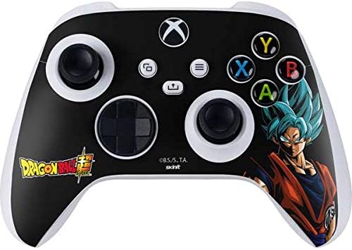 Skinit Decal Gaming Skin Compatible with Xbox Series S Controller - Officially Licensed Dragon Ball Super Goku Design