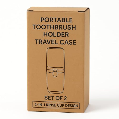 Image of STEFFAN Toothbrush Holder for Bathroom Wall | Multipurpose Toothbrush & Toothpaste Stand | Waterproof Bathroom Organizer | Durable Plastic Brush Holder (Transparent Brown)