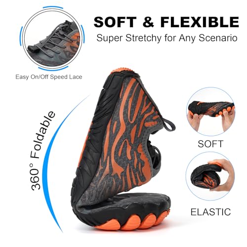 Image of Hike Barefoot Shoes for Women Men Non-Slip Breathable Walking Shoes Wide Toe Box Comfortable Athletic Footwear