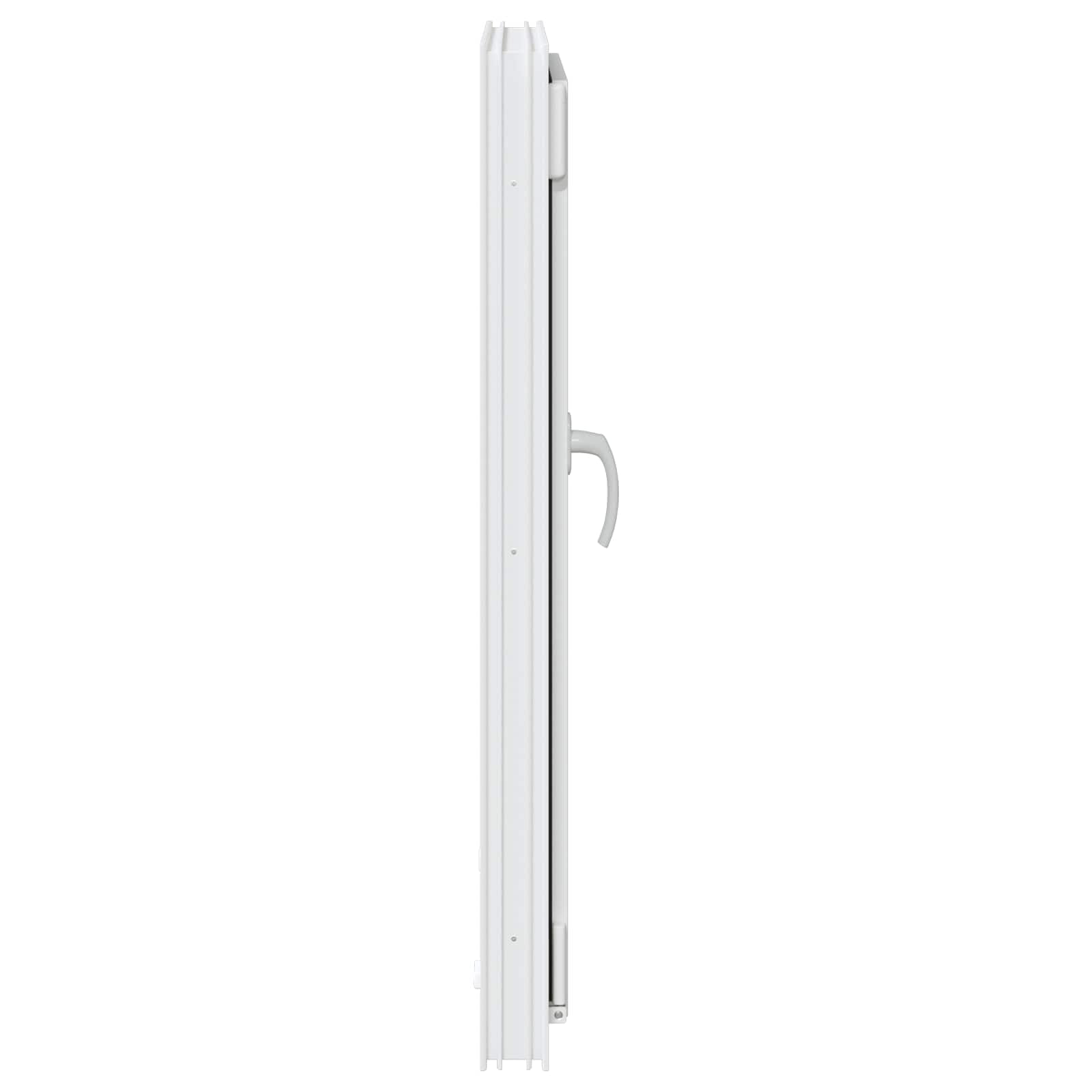 Kellerfenster RISOR 60 x 90 cm aus PVC und Glas Weiß mit 5-Kammer-Rahmen, Kipp- und Drehfunktion, Wärmeschutz, Schalldämmung, ideal für Montage, Renovierung und Sanierung im Innenbereich