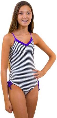 Point Conception Girls 7-16 Let's Cha Cha Again 1 Piece Swimsuit