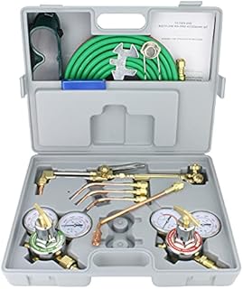 SÜA Oxygen and Acetylene Gas Cutting, Welding and Heating Set - Medium Duty Torch - Plastic Box - Model: Wyvern V