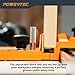 POWERTEC Router Dado Jig for Precision Dado Cuts | Adjustable Fence, Built-In Dust Collection | Compatible with POWERTEC & Most Major Brand Guide Rails, Edge Clamps, and Routers (71923)