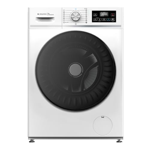 Aspes Lavadora 7 Kg Carga Frontal, Blanco, AL7206AIDVB. 1200W, 1200 rpm, Motor Inverter, 16 Programas, Sistema Eco-Logic, Tambor Acero Inoxidable, Clase de Eficiencia Energética A