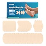 Kimihome Moleskin Lot de 24 pansements auto-adhésifs pour soulager la douleur Moleskin po...
