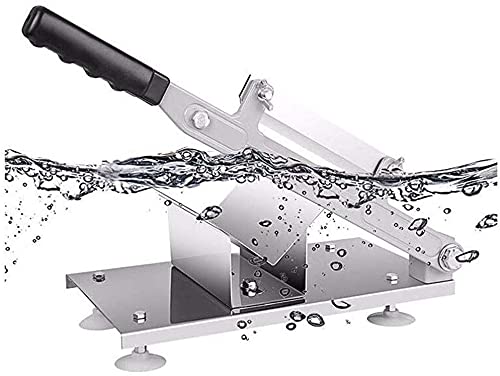 FCPLLTR Nahrungsmittel Slicer Fleisch Slicers für Heimgebrauch, professionelles Handbuch Gefrorene Fleischschneider für…