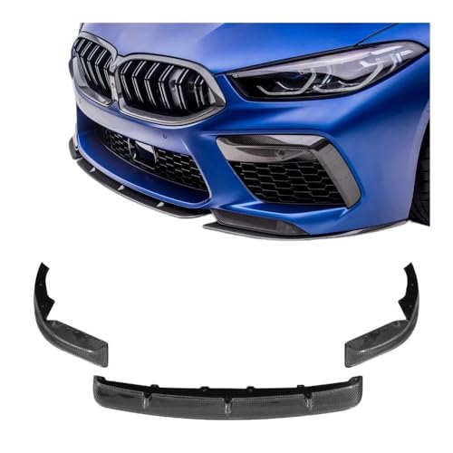 ZGGRB Front Lip Spoiler for BMW F91 F92 F93 M8 Sport Style Carbon Fiber Splitter Body Kit Bumper Chin Modified Accessories
