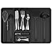 Produktbild MR.SIGA erweiterbarer Besteckkasten für Schubladen, Utensilienhalter Küche, verstellbarer Besteck Organizer Für Besteck Küchenhelfer und Kochzubehör, Schwarz