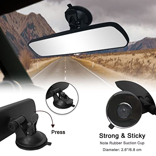 Lecamebor BT930-HSJ Rear View Mirror,Lecamebor Universal Thickened Anti-Glare Hd Car Interior Rear View Mirror- thumb #2