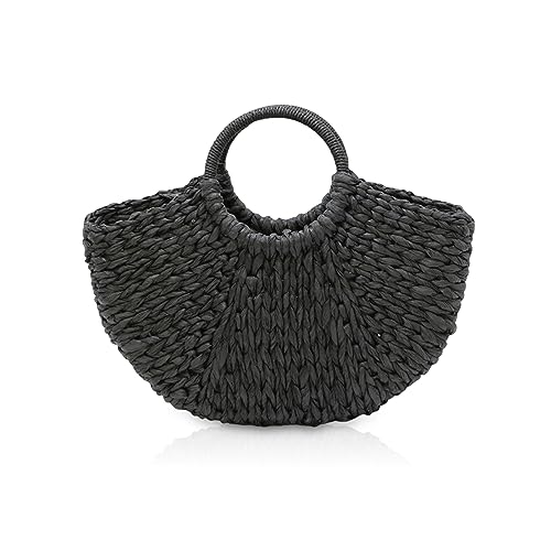 Sac fourre-tout en paille tissée pour vos journées à la plage et escapades d'été
