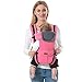 ThreeH Ergonómico portabebé algodón y poliéster 4 llevar las posiciones para los niños BC08,Pink