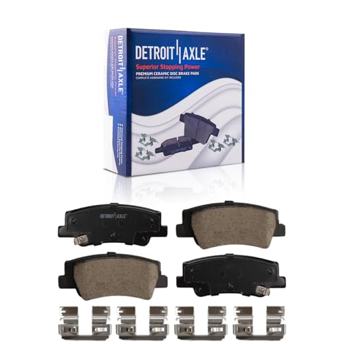 Image of Detroit Axle - Rear Brake Kit for Hyundai 2020 2021 2022 Sonata Kia K5