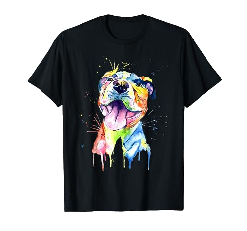 Pit Bull Artistic Funny Pibble Cute Sweet Gift Birthday T-Shirt