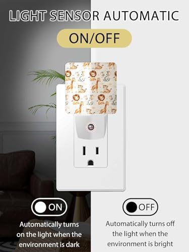 Lámpara de noche con sensor luz ambiente y enchufe miniatura 2