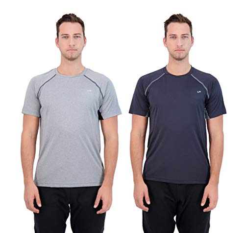 Unipro Multii Pack Mens T-Shirts Quick Dry Performance Active Fit Short Sleeve Tees For Workout Training And Exercise (As1, Alpha, M, Regular, Regular, Gray-Imperial) #TOP17