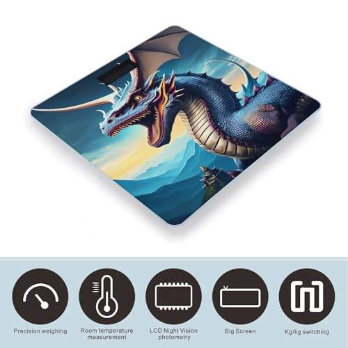Báscula Digital de Baño Precisa con Pantalla LCD 400 lb miniatura 3