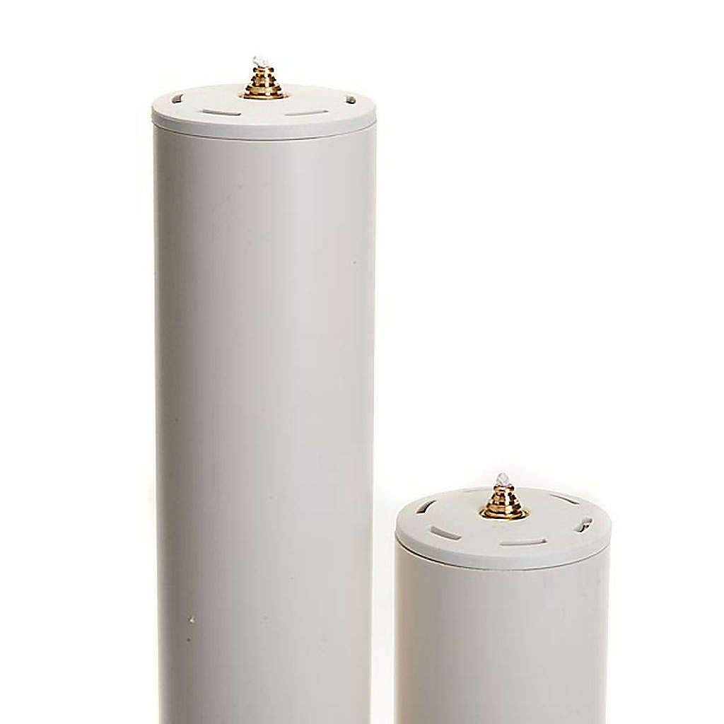 Holyart Candele, ceri, ceretti: Candela a cera liquida con cartuccia diam. 8 cm, 30 cm (11.82 inc.)