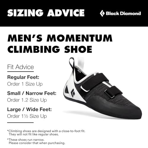 Image of BLACK DIAMOND Men's Momentum Lace or Strap Rock Climbing Shoes, Gym /Outdoor