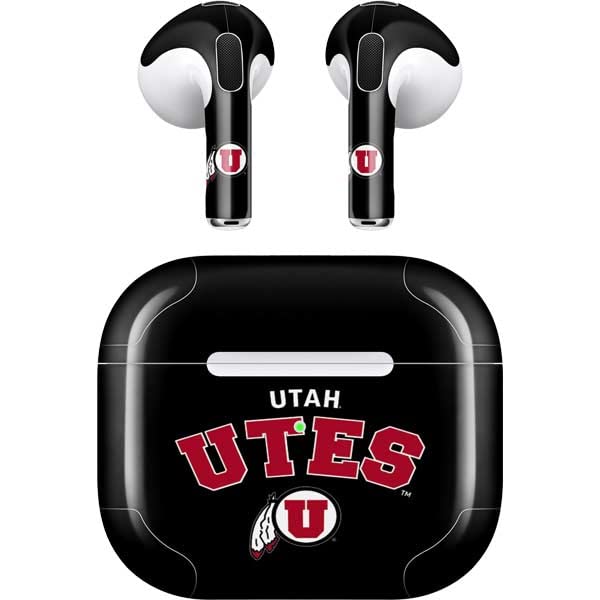 Skinit Decal Audio Skin Compatible with Apple AirPods (3rd Gen, 2021) - Officially Licensed Utah Utes Logo Design