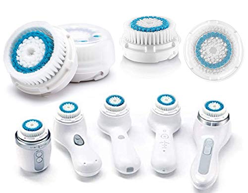 Compatible Replacement Facial Cleansing Brush Heads Replacements (6PC Blue)