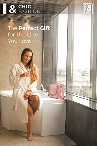 Extra Large Hanging Travel Toiletry Bag for Women and Men, Hygiene Bag, Bathroom and Shower Organizer Kit with Elastic Band Holders for Toiletries, Cosmetics, Makeup, Brushes