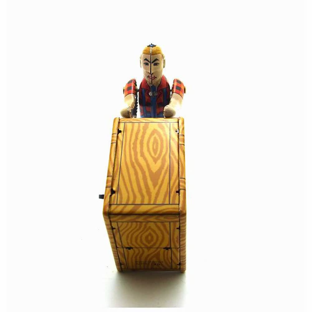Wind Up Toy Dock Pushers Nostalgique Thème Étain Jouet Créatif À Collectionner Enfants Cadeau Garçons Filles Interaction Parent-Enfant