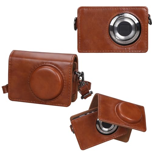 Funda para cámara Kodak PIXPRO PU cuero marrón miniatura 5