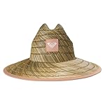 Roxy Girls' Tomboy Woven Straw Hat | Wide Brim | Adjustable | Sun Protection | Beach | Vacation | Natural - Image 3