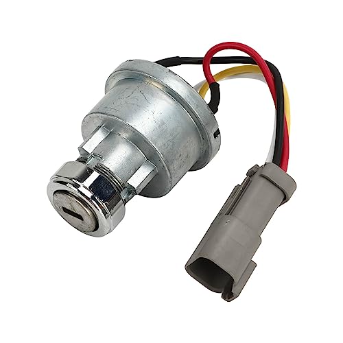 Clé De Contact Tracteur/pelle - 2 Pièces Argentées - Diamètre 5 Mm - Remplacement Direct - 6