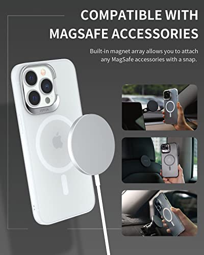 Coque antichoc iPhone 14 Plus support intégré transparent compatible MagSafe - 7