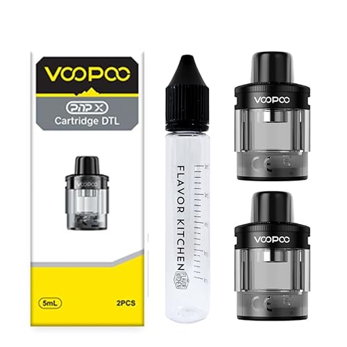 yS2/X2z PnP-X POD J[gbW for VooPoo DRAG S2/X2 2{FlavorKitchenIWiڐt{gZbg (Black/DTL)