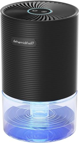 Image of Dehumidifiers for Home, 25oz Dehumidifier Small Dehumidifiers for Room 285sq.ft with Auto-off, Ultra-Quiet Energy Saving Mini Dehumidifiers for Bedroom Bathroom Closet Desktop Office RV