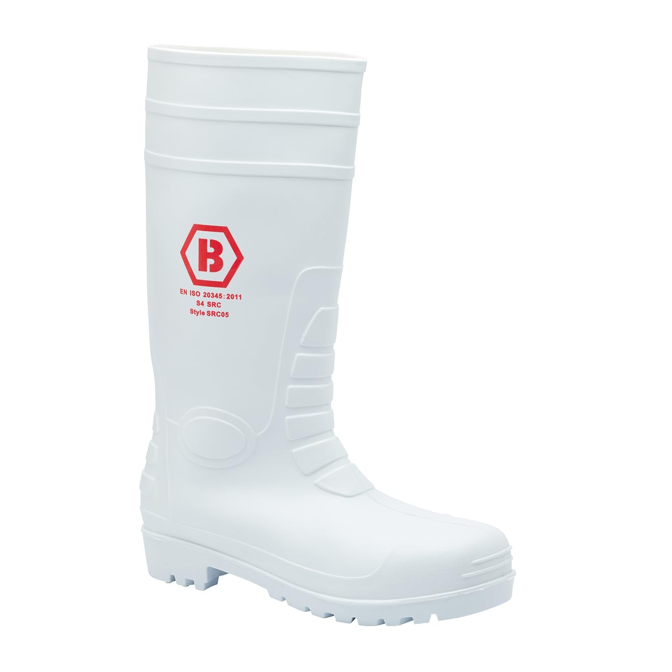 Blackrock White Safety Wellingtons for Men and Women, Steel Toe Cap Wellington Boots, Food Safety Wellingtons, White Wellies - (Size UK 7 / EU 41)