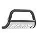 Aries B35-1002 Black Bull Bar with Stainless Steel Skid Plate