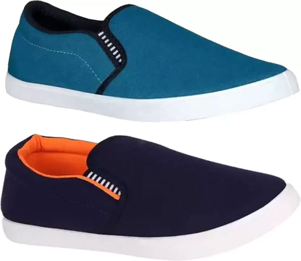 BRUTON Men Combo Pack of 2 Sports Shoes & Casual Sneakers for Men (Multicolor) (Numeric_10) (B0BHZCPH5D) Amazon Price History, Amazon Price Tracker