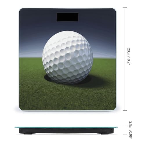 Báscula de baño digital con LCD y vidrio templado miniatura 2