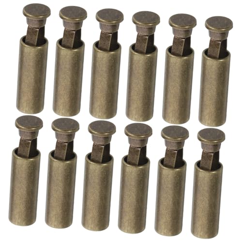 minkissy 12pcs Terminali Per Coulisse in Metallo Fermacorda Stabile Per e Accessori Per Estremità Del Cordino in Bronzo Compatibile Giacche e Pantaloni