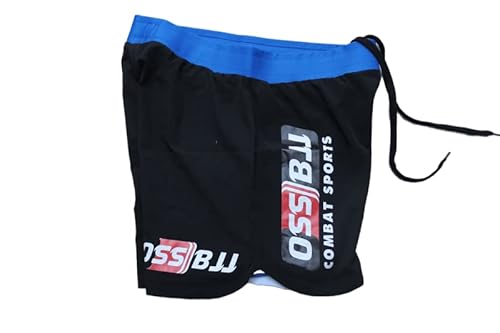 OSS Sports Short masculino BJJ, sem GI, MMA, top de compressão plus com bolsos, secagem rápida de ca